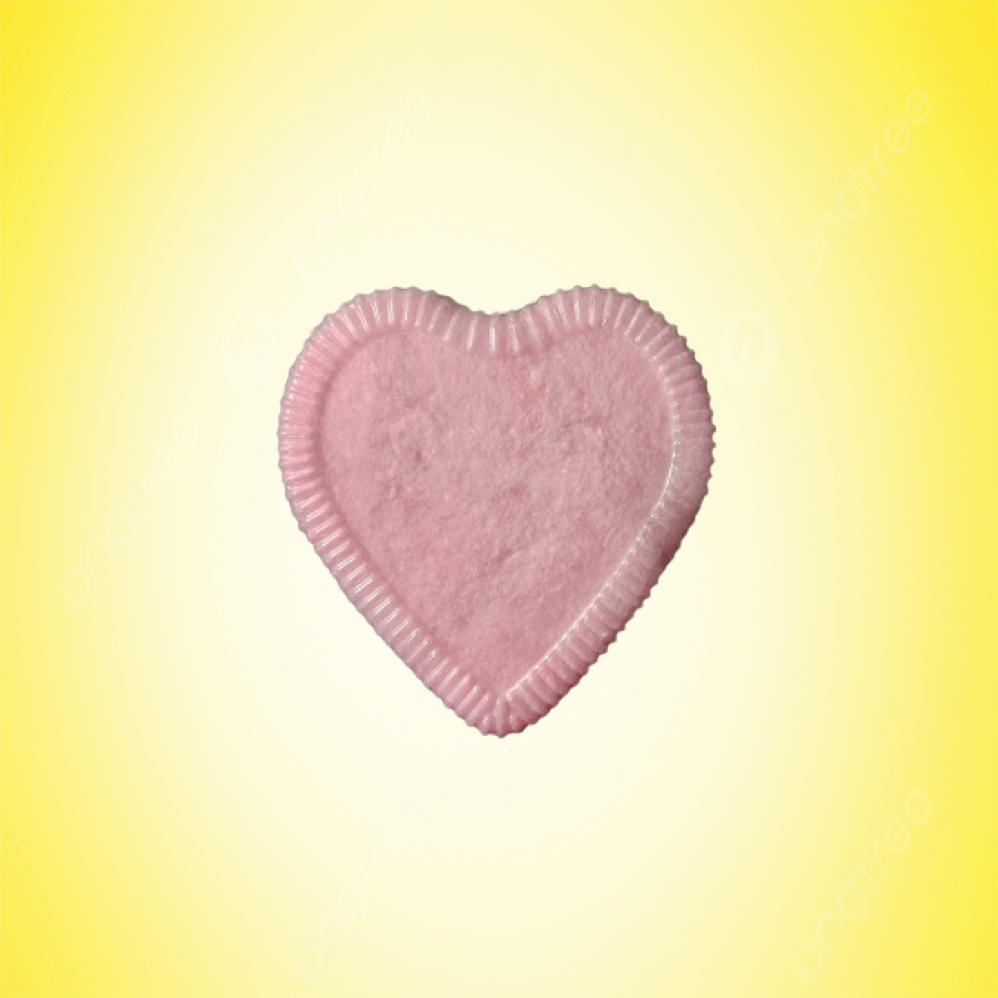 Cotton Candy 8in Heart Cake