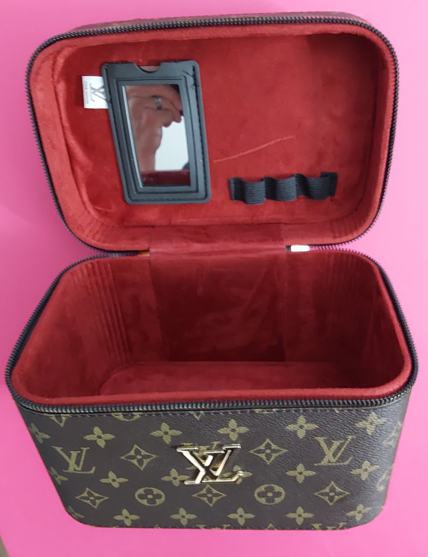 LV Style Cosmetic Bag