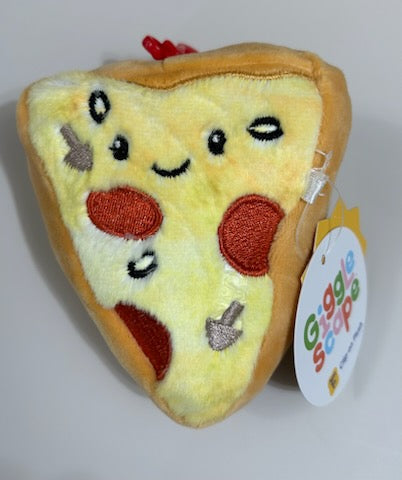 Giggle Scape Clip on Plushie Pizza